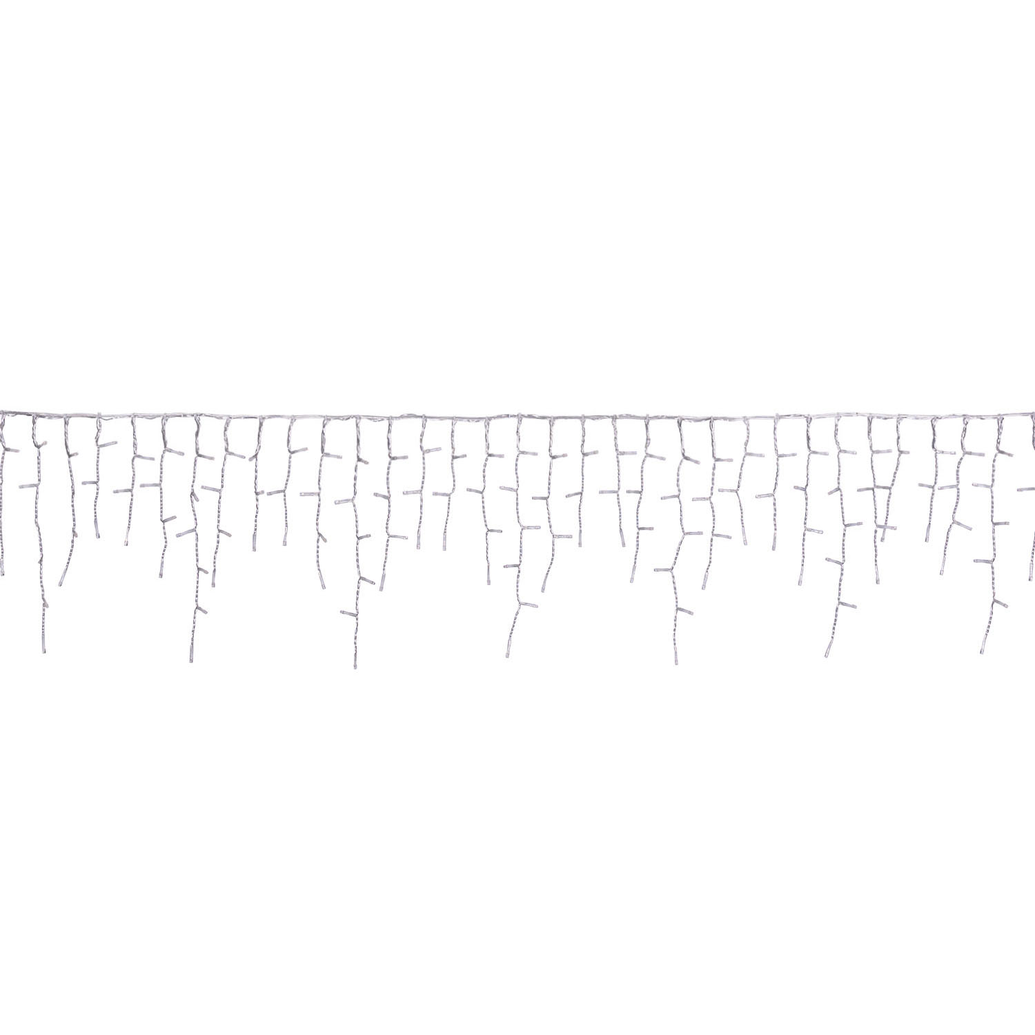 Stalattite Connect+ 2 x h 0,36 m, 160 led bianco caldo e bianco freddo, cavo trasparente, prolungabile 3