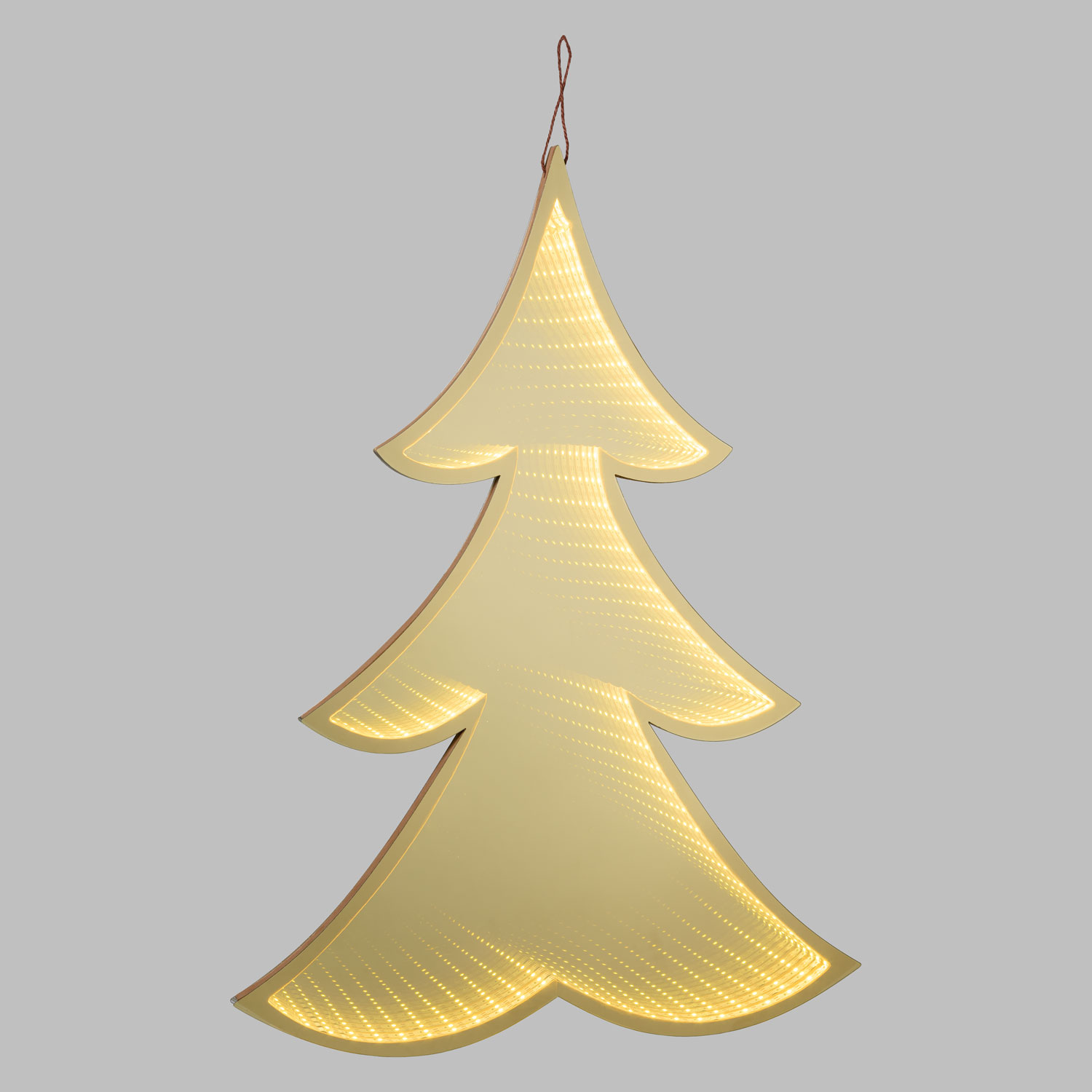 Albero di Natale luminoso Infinity Mirror 60 cm, led bianco extra caldo 3 Albero di Natale luminoso Infinity Mirror 60 cm, led bianco extra caldo 3