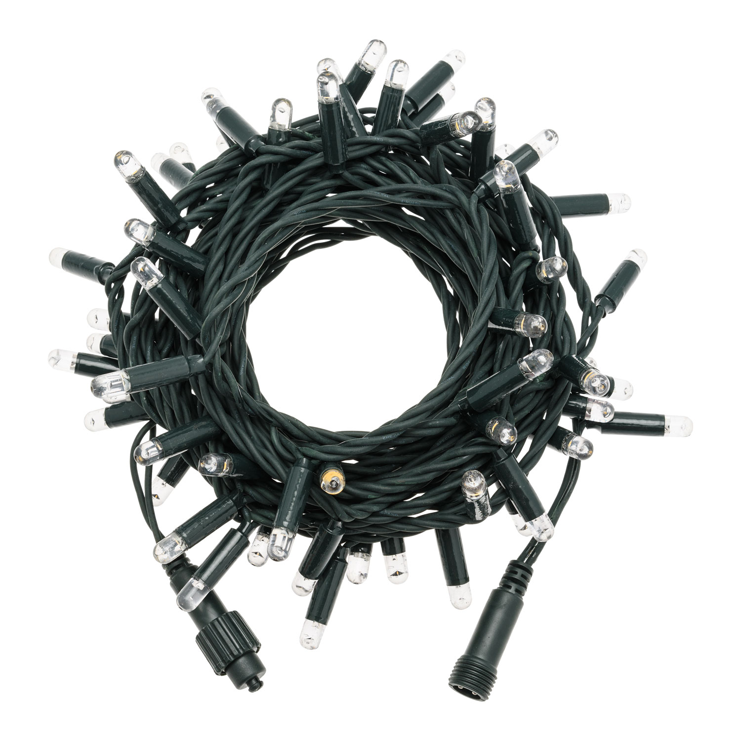 Catena 10 m, 60 superled bianco freddo, cavo verde, prolungabile 3 Catena 10 m, 60 superled bianco freddo, cavo verde, prolungabile 3