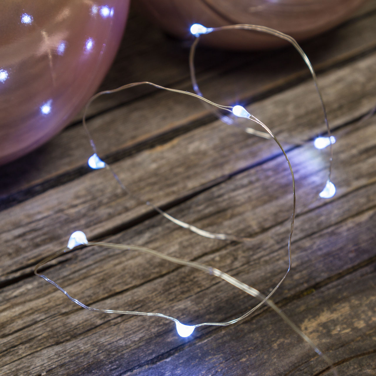 Lichterkette 1,9 m, 20 Micro LEDs kaltweiß 6 Lichterkette 1,9 m, 20 Micro LEDs kaltweiß 6