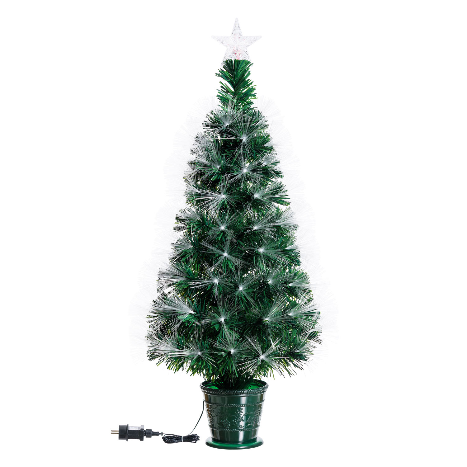 Sapin artificiel vert, fibre optique 100 cm, led blanc chaud et RGB 10 Sapin artificiel vert, fibre optique 100 cm, led blanc chaud et RGB 10