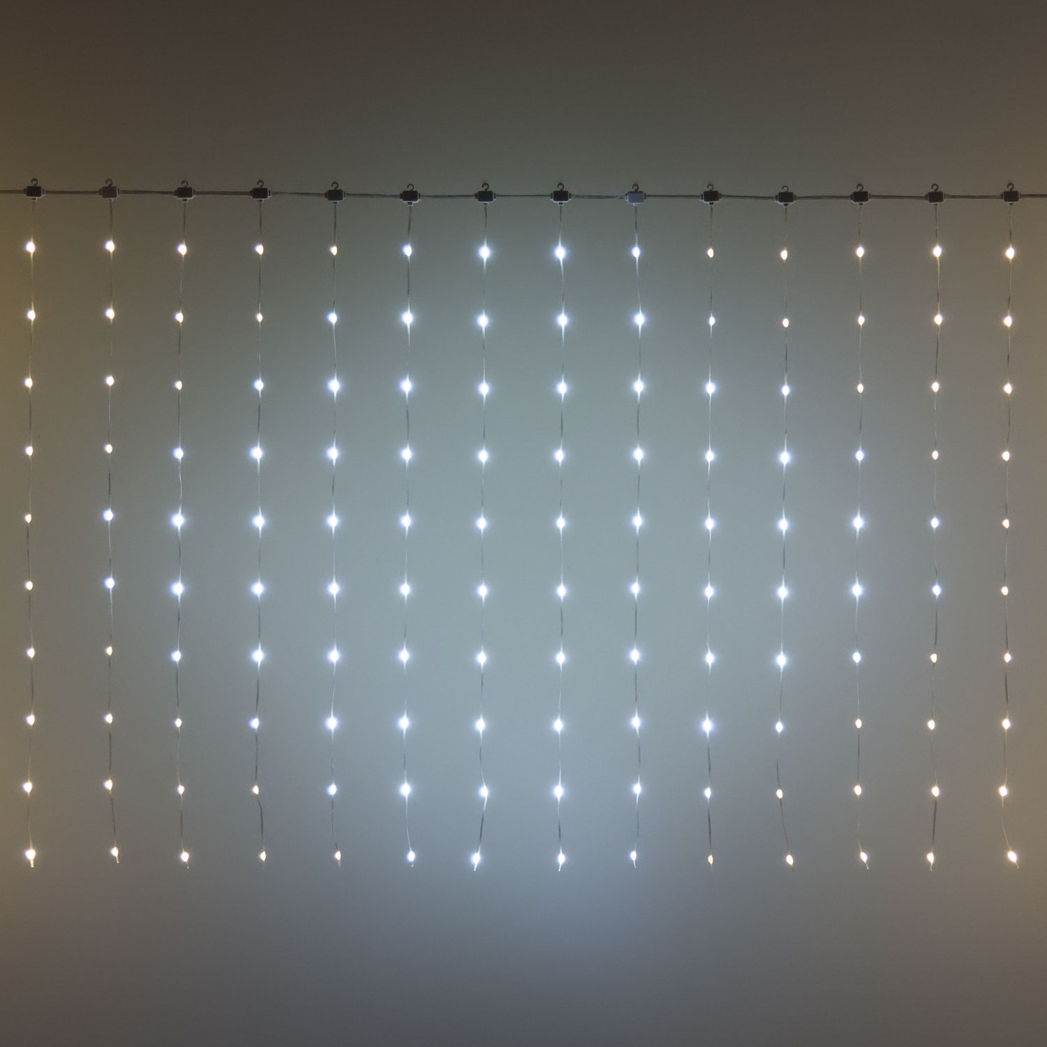 Lichtervorhang 3 x h 1 m, 300 Lichtperlen, Pixel LEDs warm- und kaltweiß farbwechselnd 6 Lichtervorhang 3 x h 1 m, 300 Lichtperlen, Pixel LEDs warm- und kaltweiß farbwechselnd 6