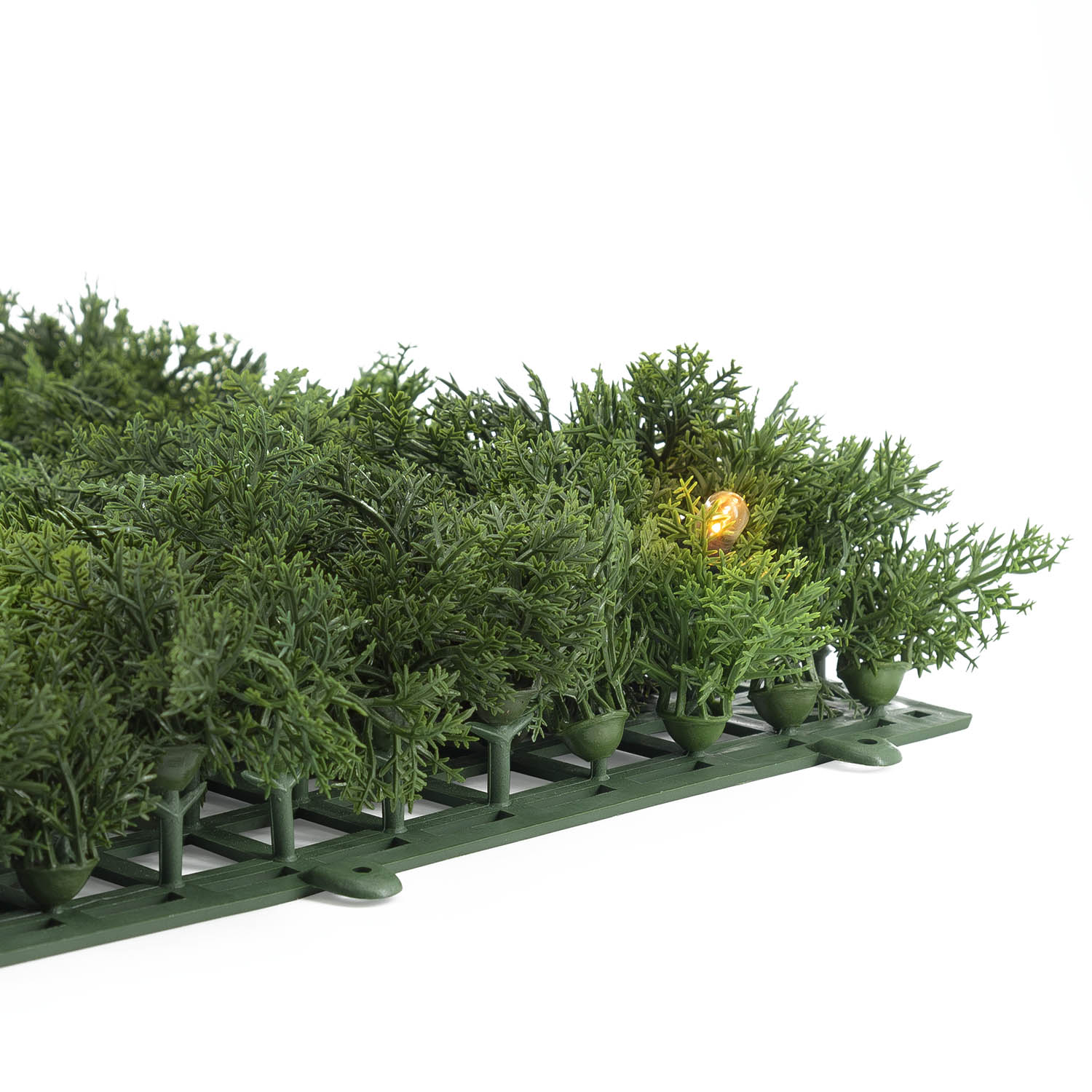 Panneau de Lichen artificiel vert forêt Green Wall Light, 16 Maxiled Dual Color blanc chaud 6