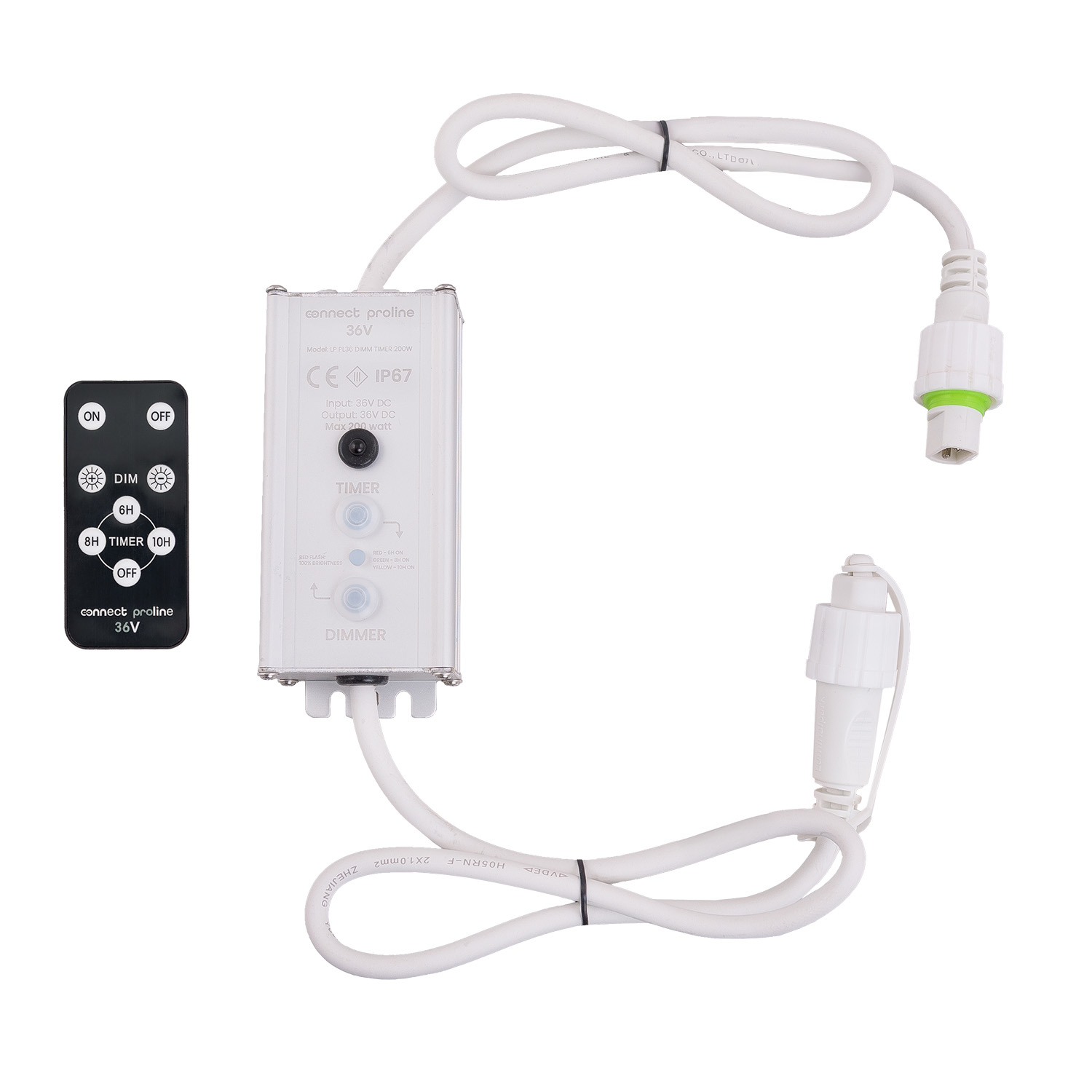 Dimmer und Timer Connect ProLine 36V, Max 200 Watt, Außenbereich geeignet