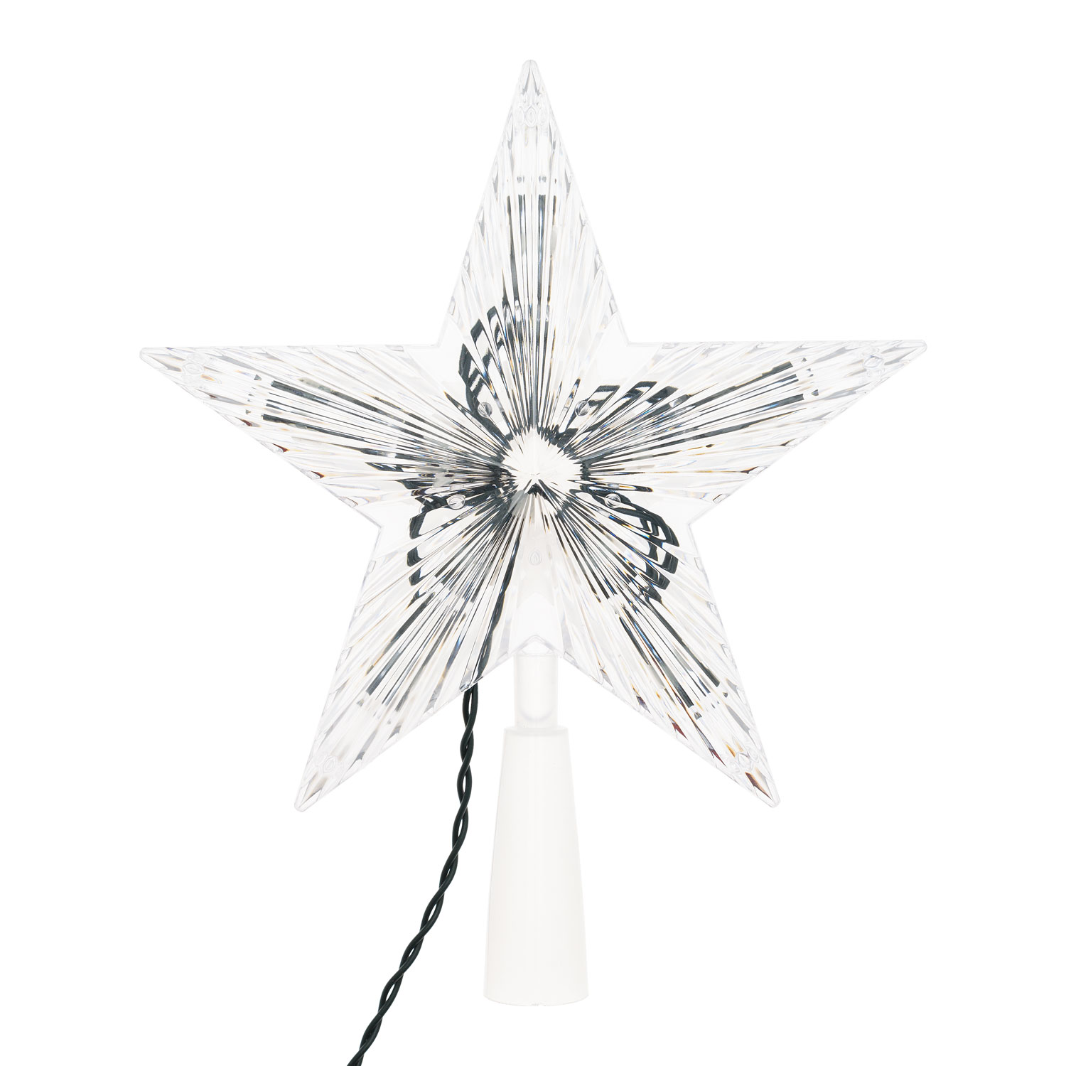 Punta árbol de Navidad Led h. 21cm 6 Punta árbol de Navidad Led h. 21cm 6