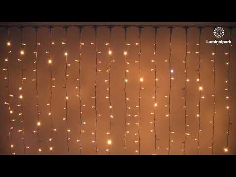 Cortina 2 x h 1,5 m, 304 maxiled blanco cálido y blanco frío, cable blanco, prolongable, IP67 2 Cortina 2 x h 1,5 m, 304 maxiled blanco cálido y blanco frío, cable blanco, prolongable, IP67 2