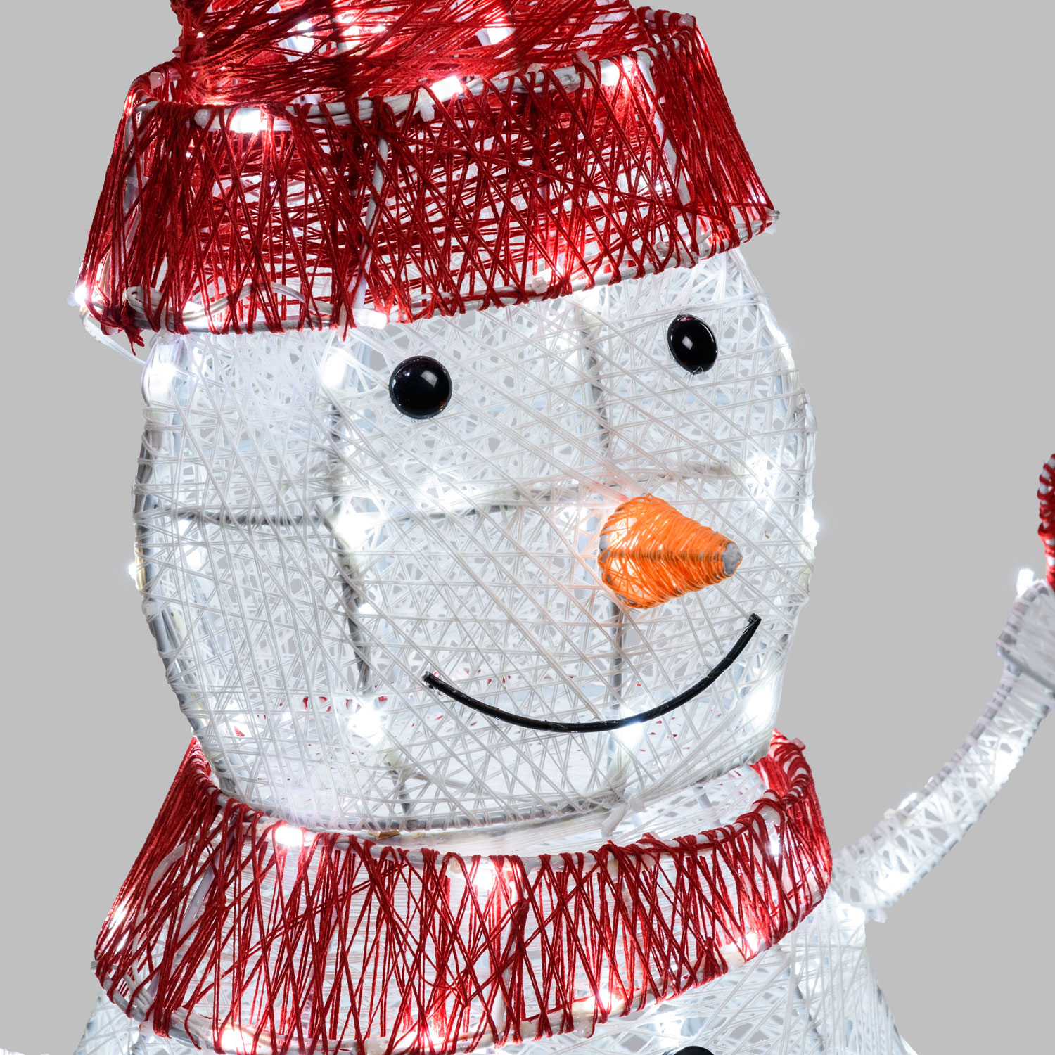 3D-Schneemann White & Color, H. 100 cm, 275 Dual Color LEDs in Warmweiß und Kaltweiß 15 3D-Schneemann White & Color, H. 100 cm, 275 Dual Color LEDs in Warmweiß und Kaltweiß 15