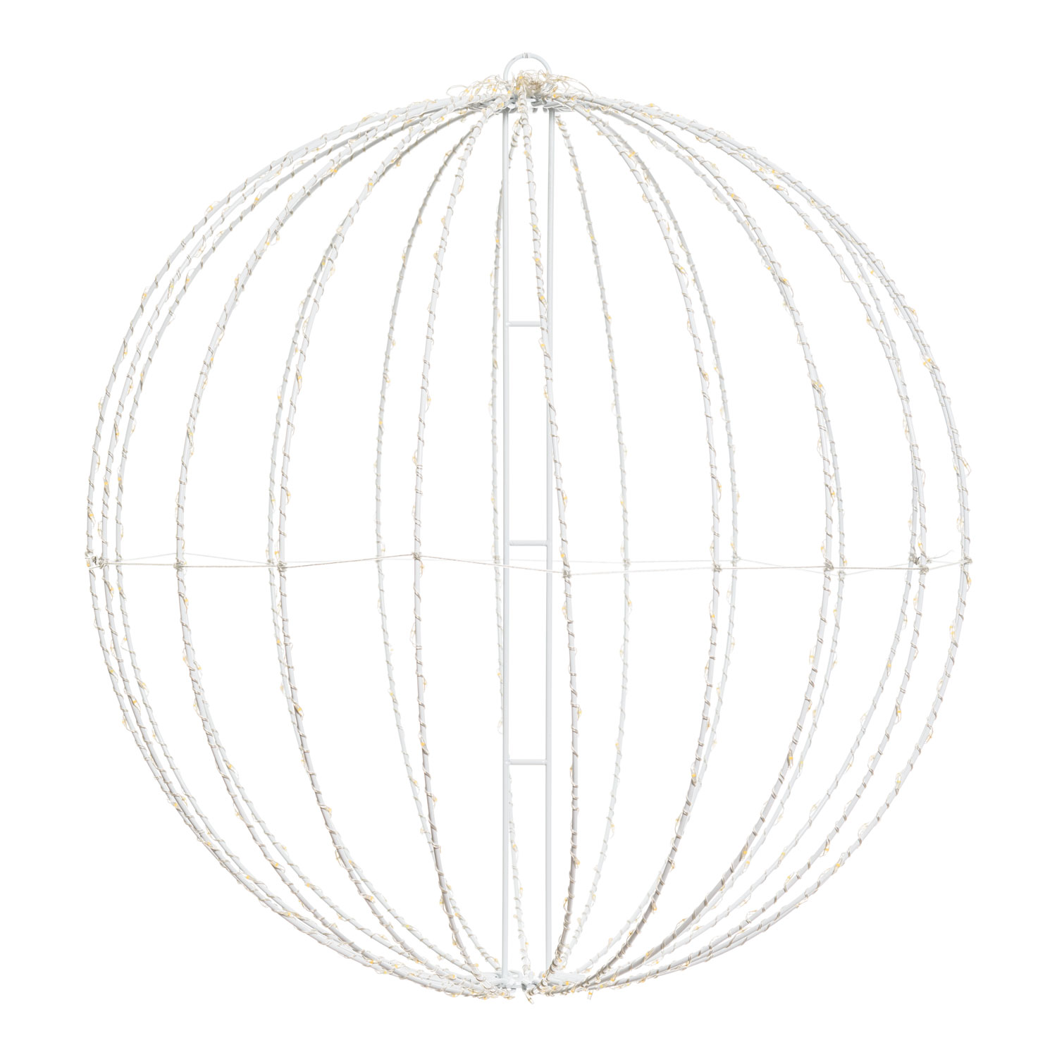 Esfera blanca 3D plegable, Ø 54 cm, microled blanco cálido y frío, uso interior 5 Esfera blanca 3D plegable, Ø 54 cm, microled blanco cálido y frío, uso interior 5