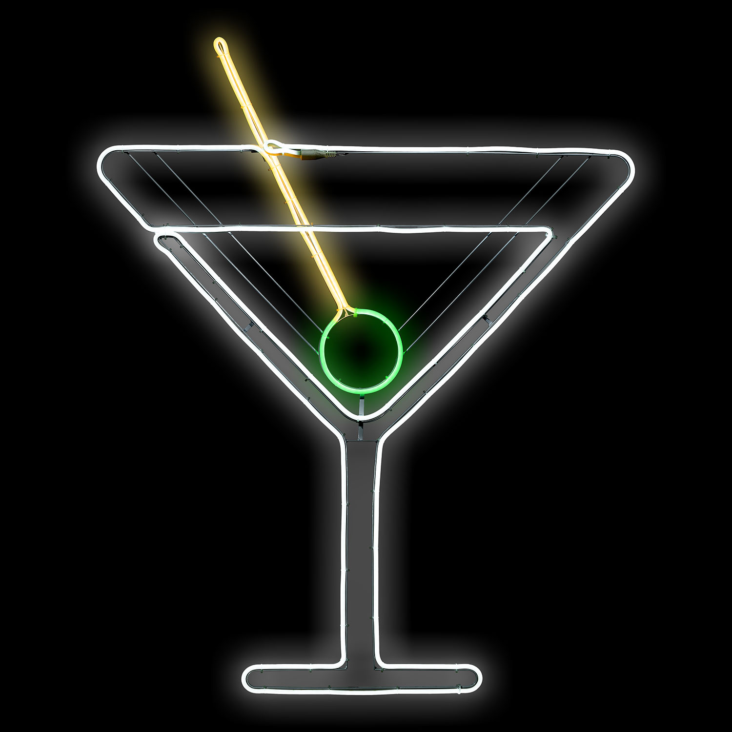 Cocktail Martini in tubo effetto neon led 4 Cocktail Martini in tubo effetto neon led 4