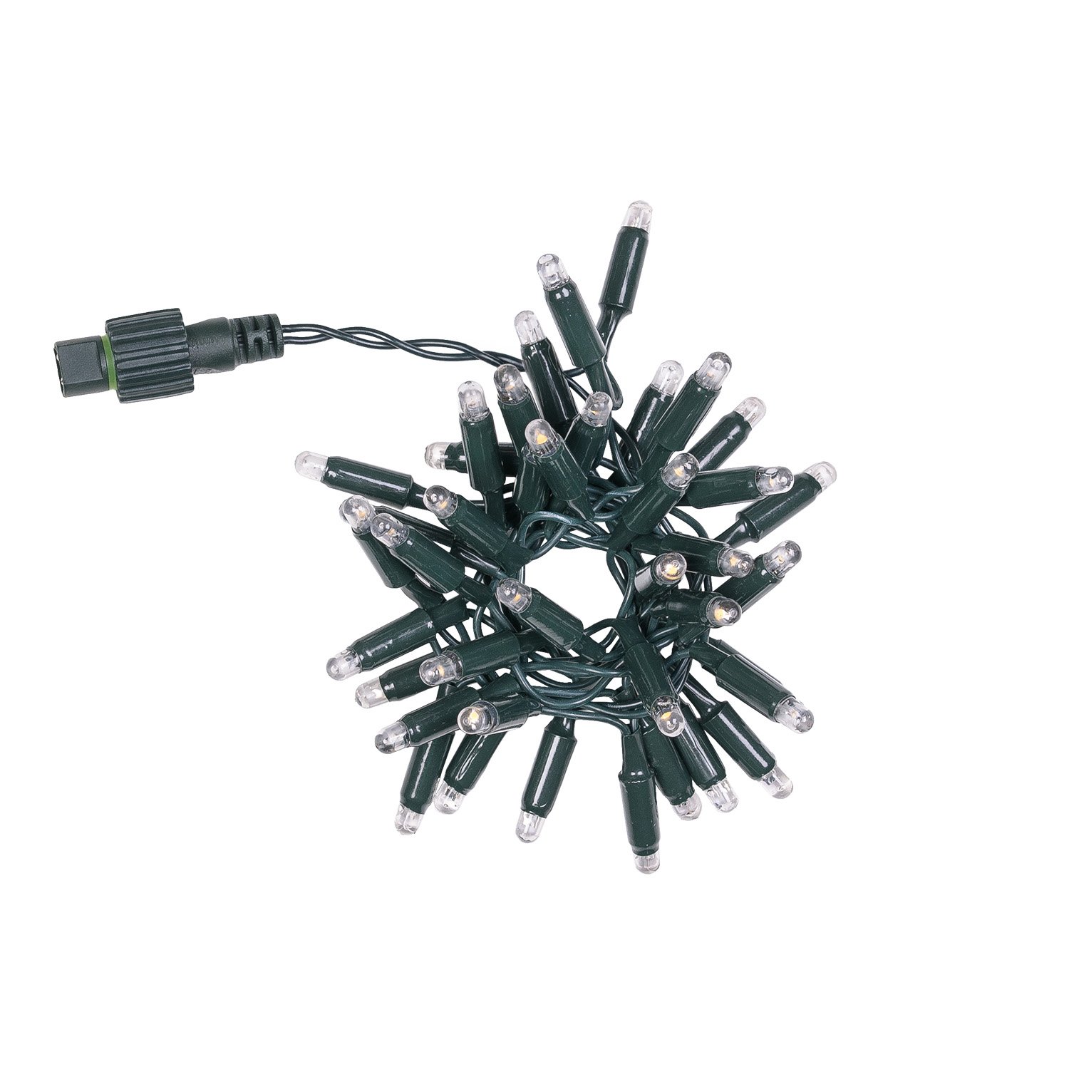 Festón Colgante Connect ProLine 36V, 0,8 m, 40 maxiled blanco cálido, cable verde 4