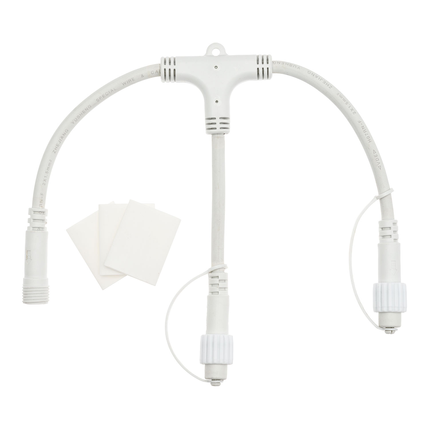Multiconnettore a 2 uscite VINTAGE LED PRO, cavo bianco Multiconnettore a 2 uscite VINTAGE LED PRO, cavo bianco