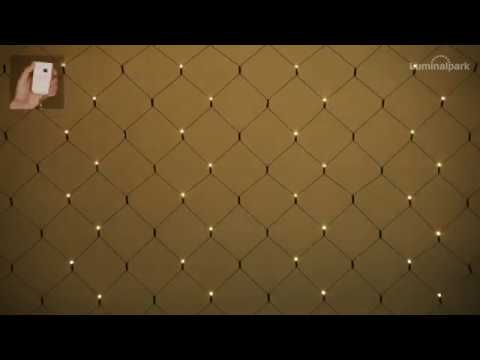 Filet Smart Connect, 2 x h. 1 mètres, 120 led blanc chaud 2 Filet Smart Connect, 2 x h. 1 mètres, 120 led blanc chaud 2