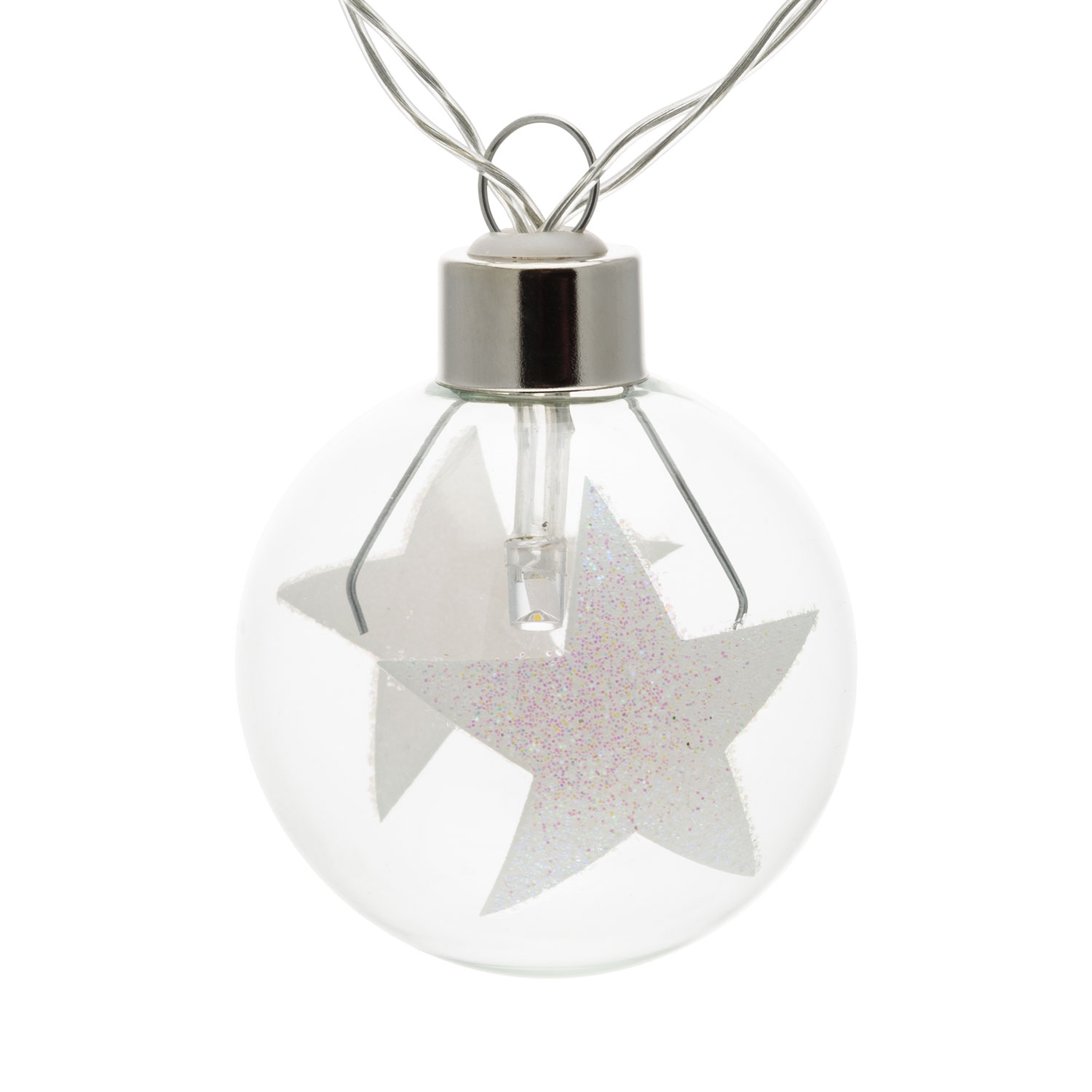 Guirnalda Led con bombillas estrellas 6,5m 4 Guirnalda Led con bombillas estrellas 6,5m 4