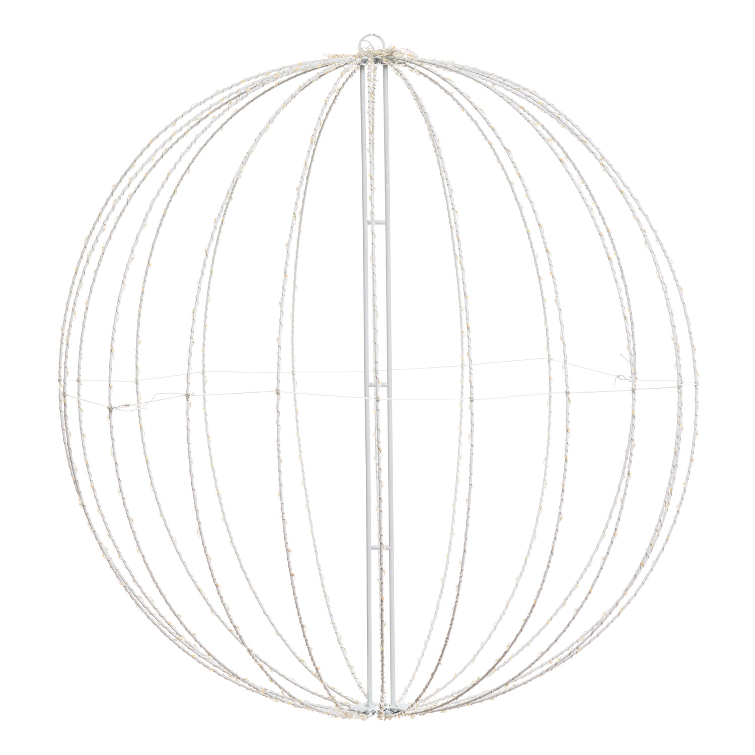 Ø 74 cm, Foldable White 3D Sphere, Warm White and White MicroEDs, for indoor use 7 Ø 74 cm, Foldable White 3D Sphere, Warm White and White MicroEDs, for indoor use 7