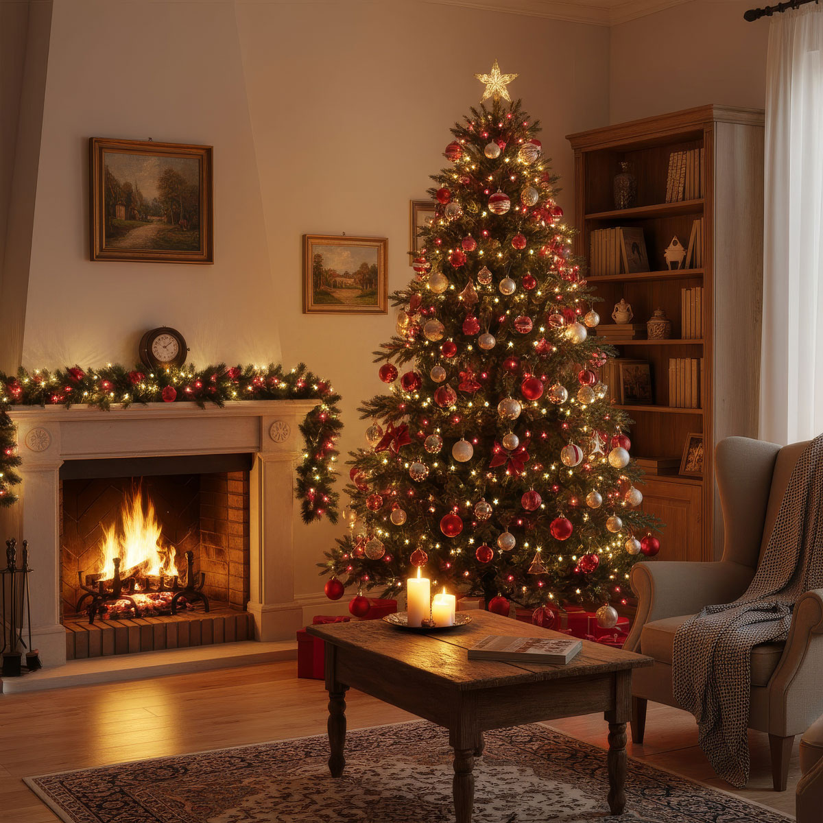 Albero con luci Candy Cane