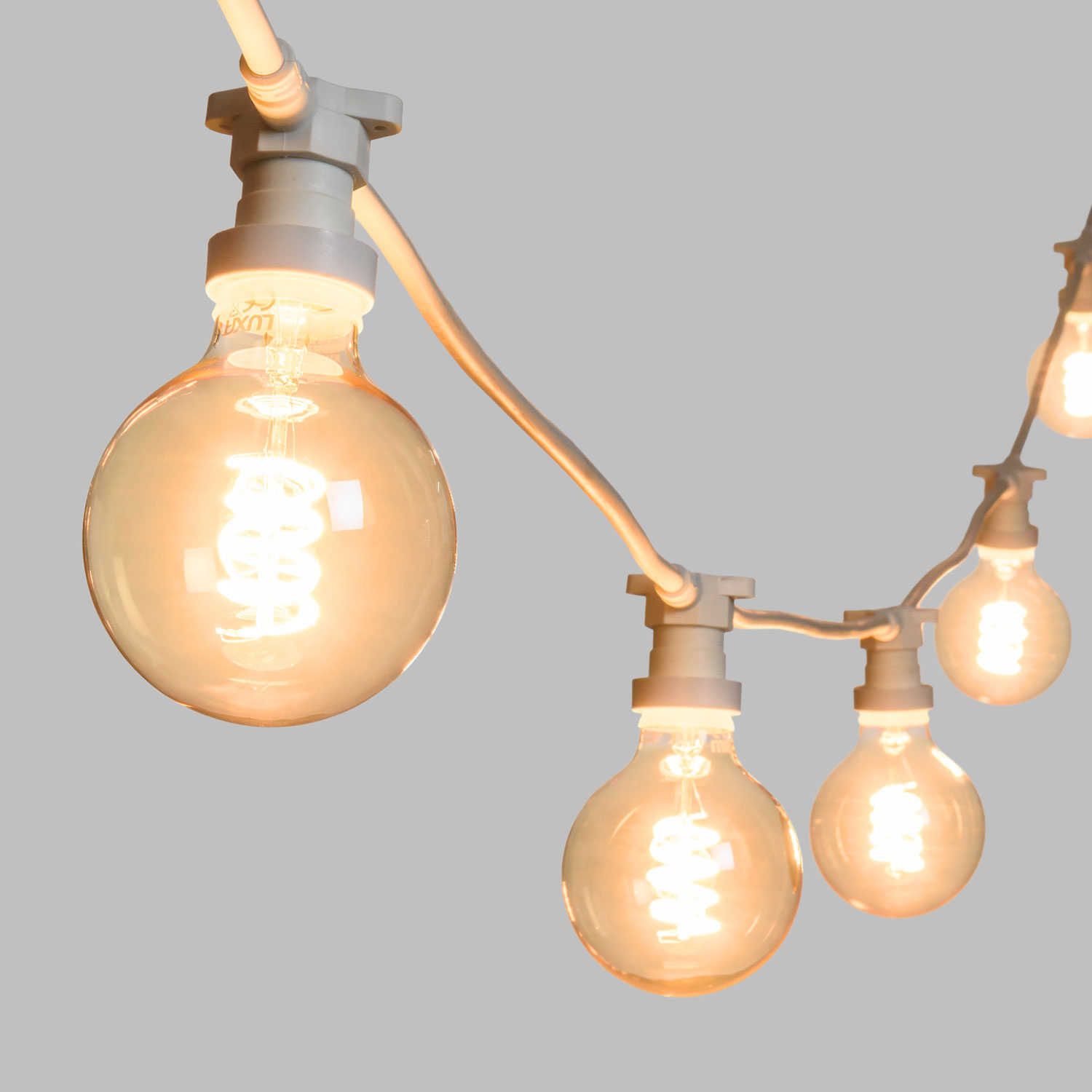 5 m Festoon Lights, 5 Globe Bulbs 4 Watts Ø 95 mm 2 5 m Festoon Lights, 5 Globe Bulbs 4 Watts Ø 95 mm 2