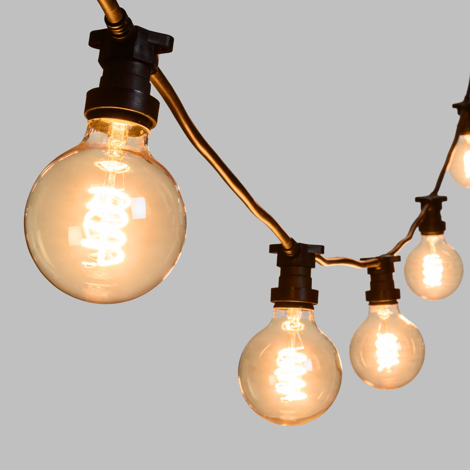 5 m Festoon Lights, 5 Globe Bulbs 4 Watts Ø 95 mm 2 5 m Festoon Lights, 5 Globe Bulbs 4 Watts Ø 95 mm 2