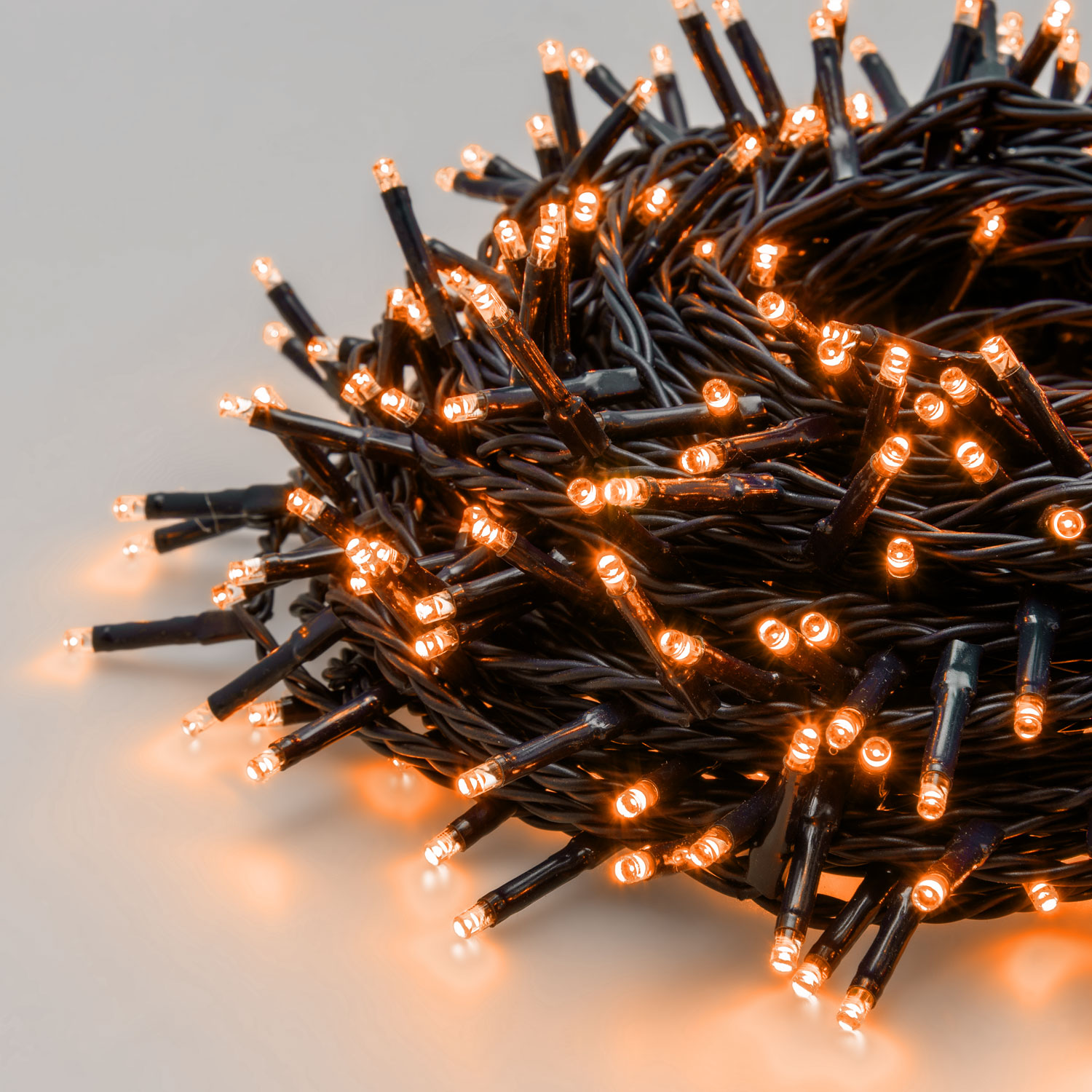 Guirlande 25,7 m, 360 miniled orange, câble vert 5 Guirlande 25,7 m, 360 miniled orange, câble vert 5