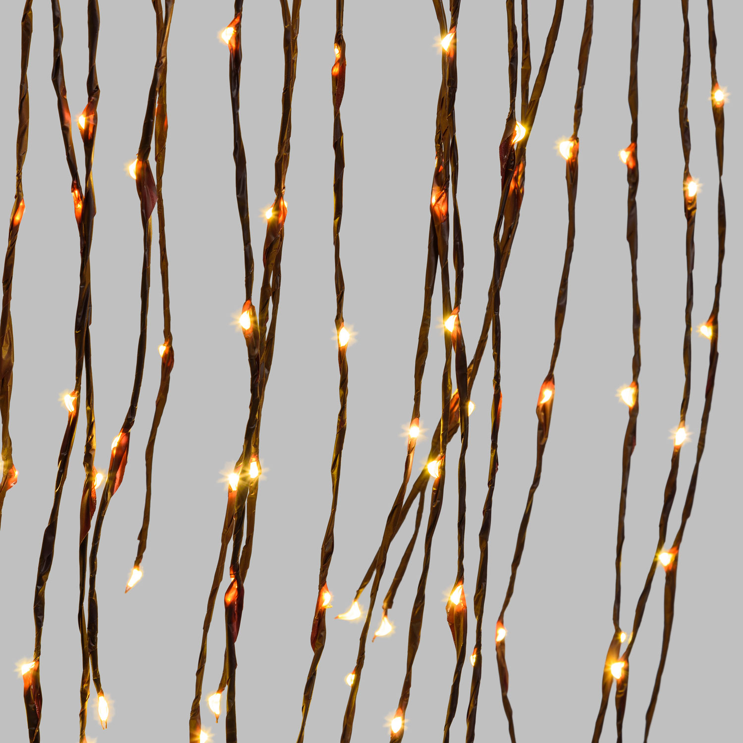 Branche de saule pleureur marron, 800 microled blanc chaud 4 Branche de saule pleureur marron, 800 microled blanc chaud 4