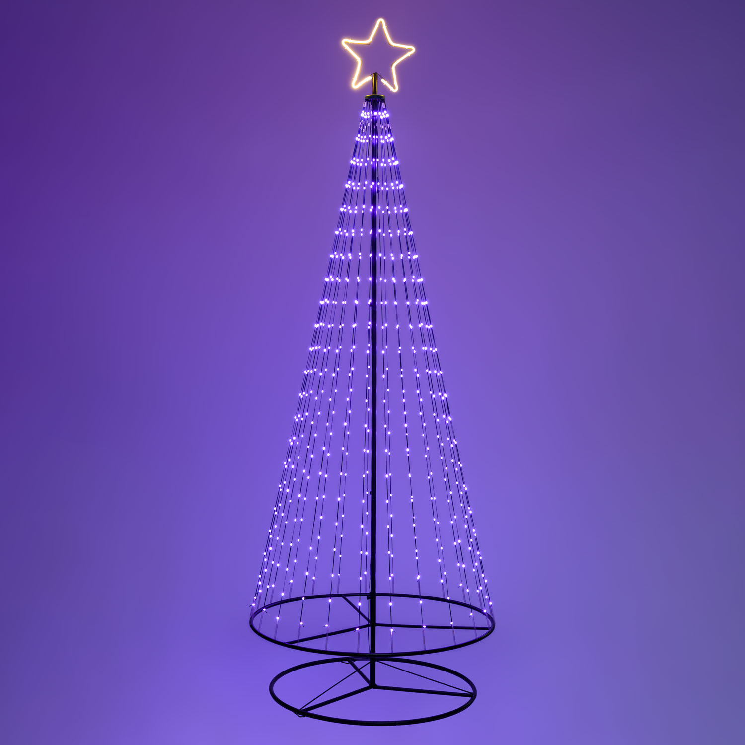 Sapin conique repliable avec 550 gouttes de lumière, h 280 cm 10 Sapin conique repliable avec 550 gouttes de lumière, h 280 cm 10