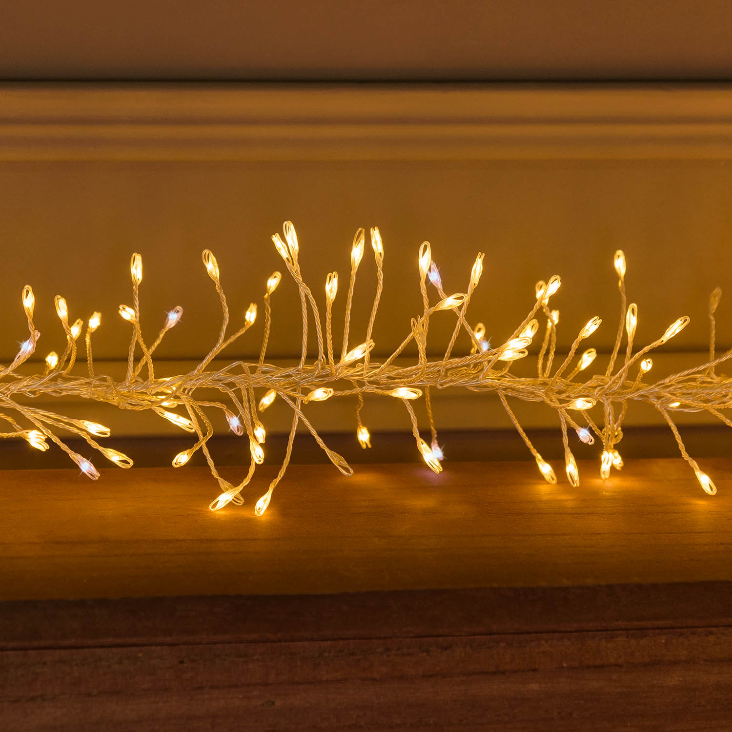 Guirlande Festoon argentée 10 m, 2400 microled blanc chaud et blanc froid, haute densité 3 Guirlande Festoon argentée 10 m, 2400 microled blanc chaud et blanc froid, haute densité 3