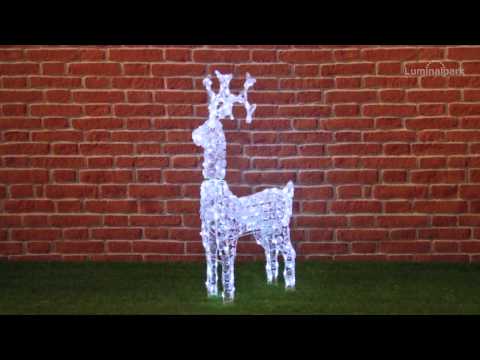 Renna h 90 cm, led bianco freddo 2 Renna h 90 cm, led bianco freddo 2