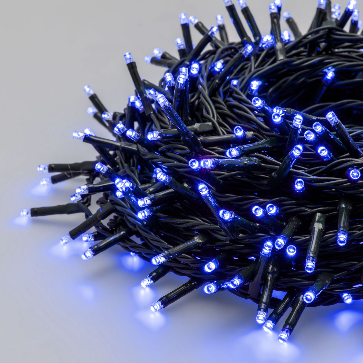 Guirlande 25,7 m, 360 miniled bleu, câble vert 4 Guirlande 25,7 m, 360 miniled bleu, câble vert 4