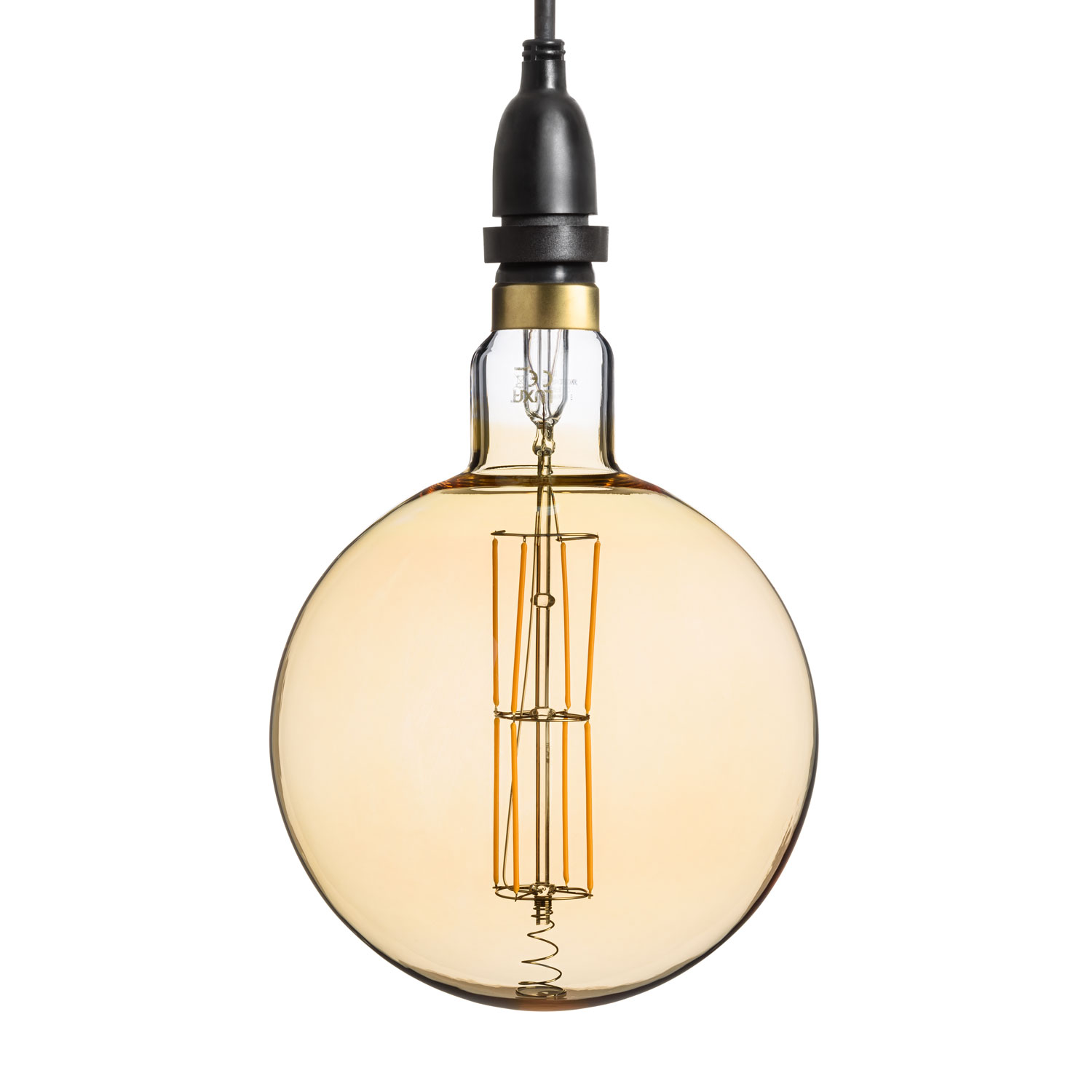Ampoule maxi globe 8 Watt Ø 200 mm dimmable en suspension, câble noir (2 m) 5 Ampoule maxi globe 8 Watt Ø 200 mm dimmable en suspension, câble noir (2 m) 5