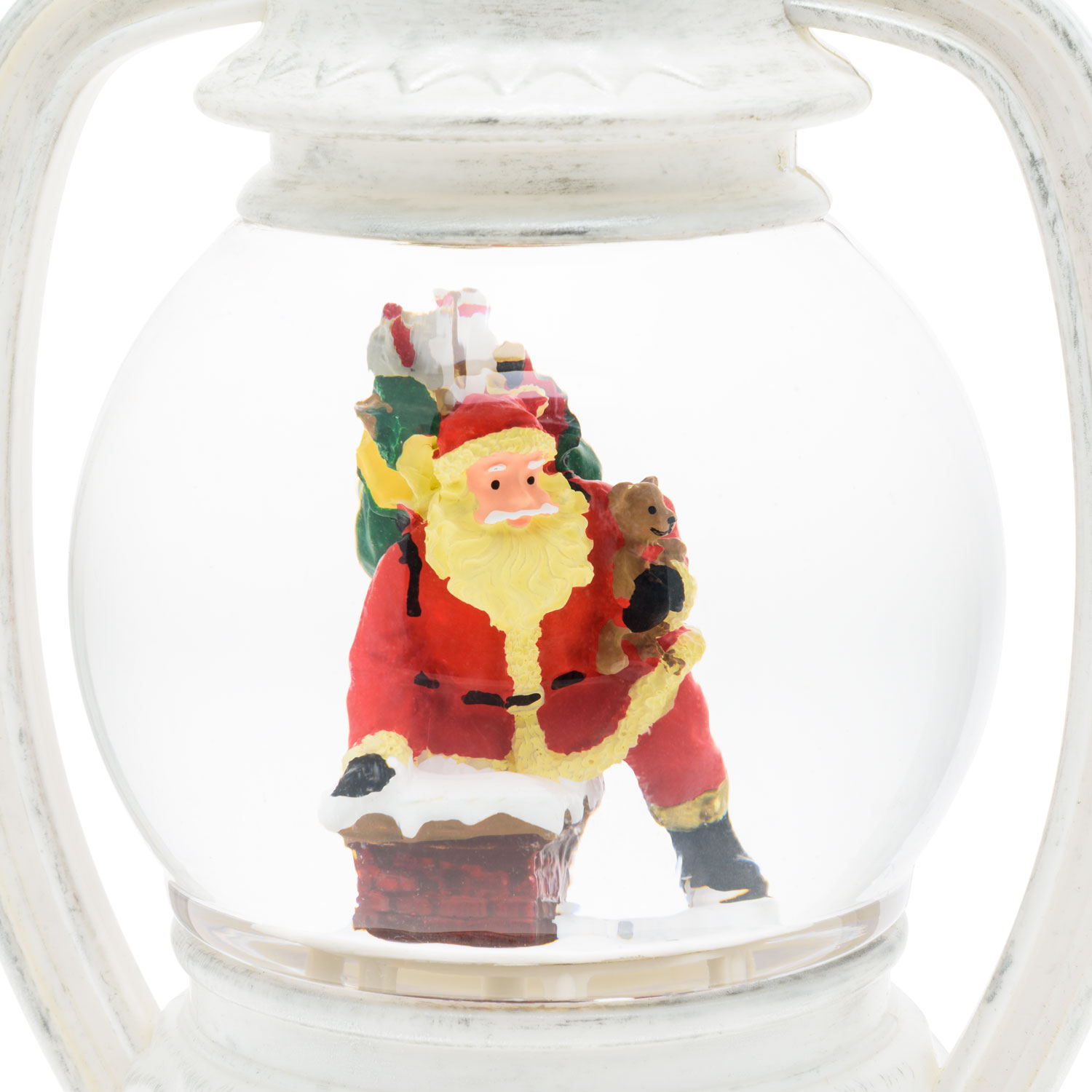 Sphärische weiße LED Weihnachtslaterne mit Wasser gefüllt, h 19 cm, warmweiß 8 Sphärische weiße LED Weihnachtslaterne mit Wasser gefüllt, h 19 cm, warmweiß 8