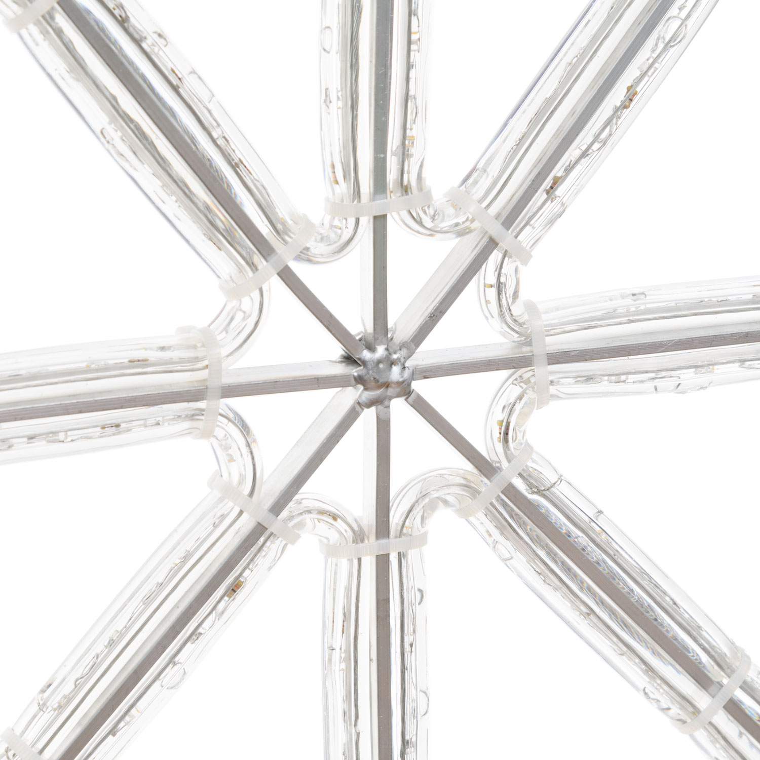 Stella polare in tubo luminoso, 67 x 70 cm, 146 led bianco caldo e bianco freddo 4 Stella polare in tubo luminoso, 67 x 70 cm, 146 led bianco caldo e bianco freddo 4