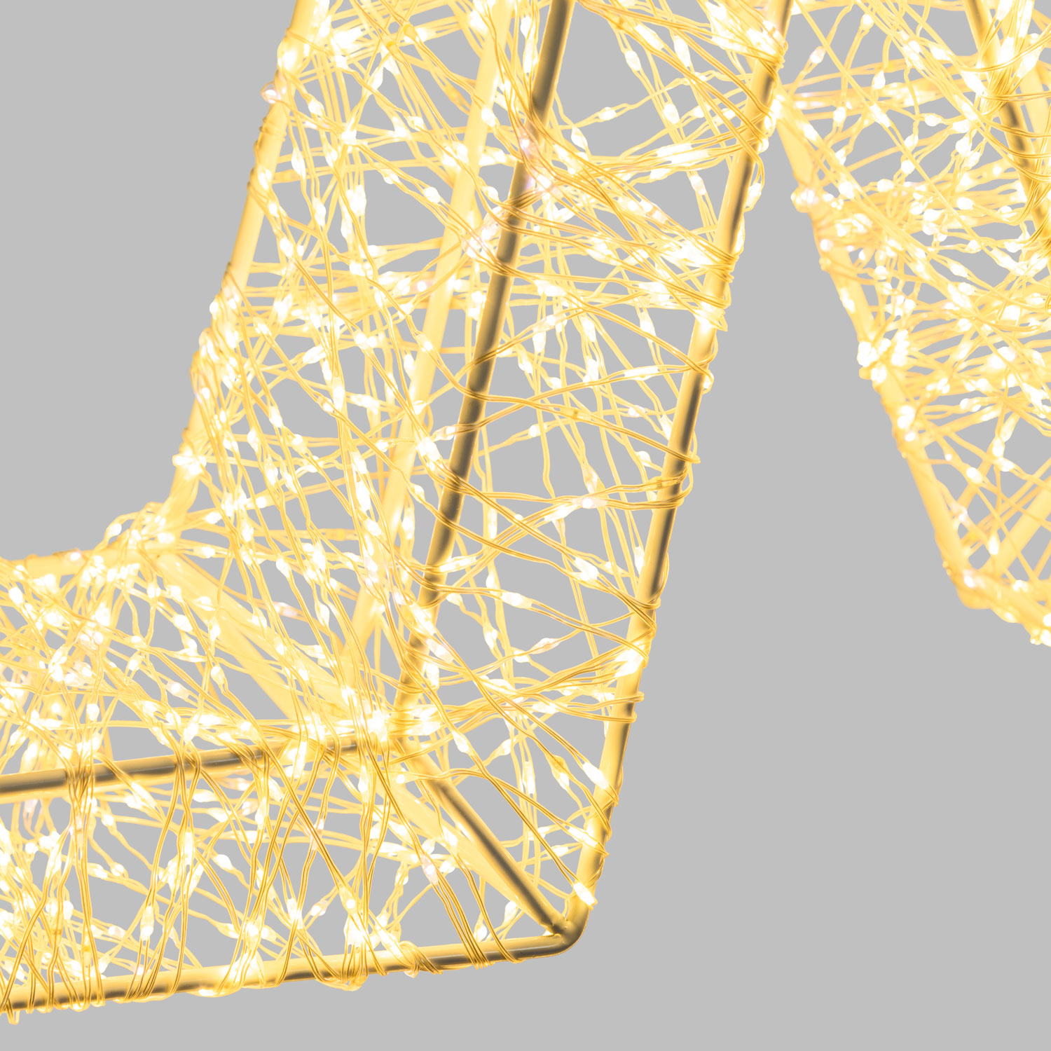 Stern Weiß 3D Ø 110 cm, 7000 Micro LED mit hoher Dichte Warmweiß und Kaltweiß 7 Stern Weiß 3D Ø 110 cm, 7000 Micro LED mit hoher Dichte Warmweiß und Kaltweiß 7