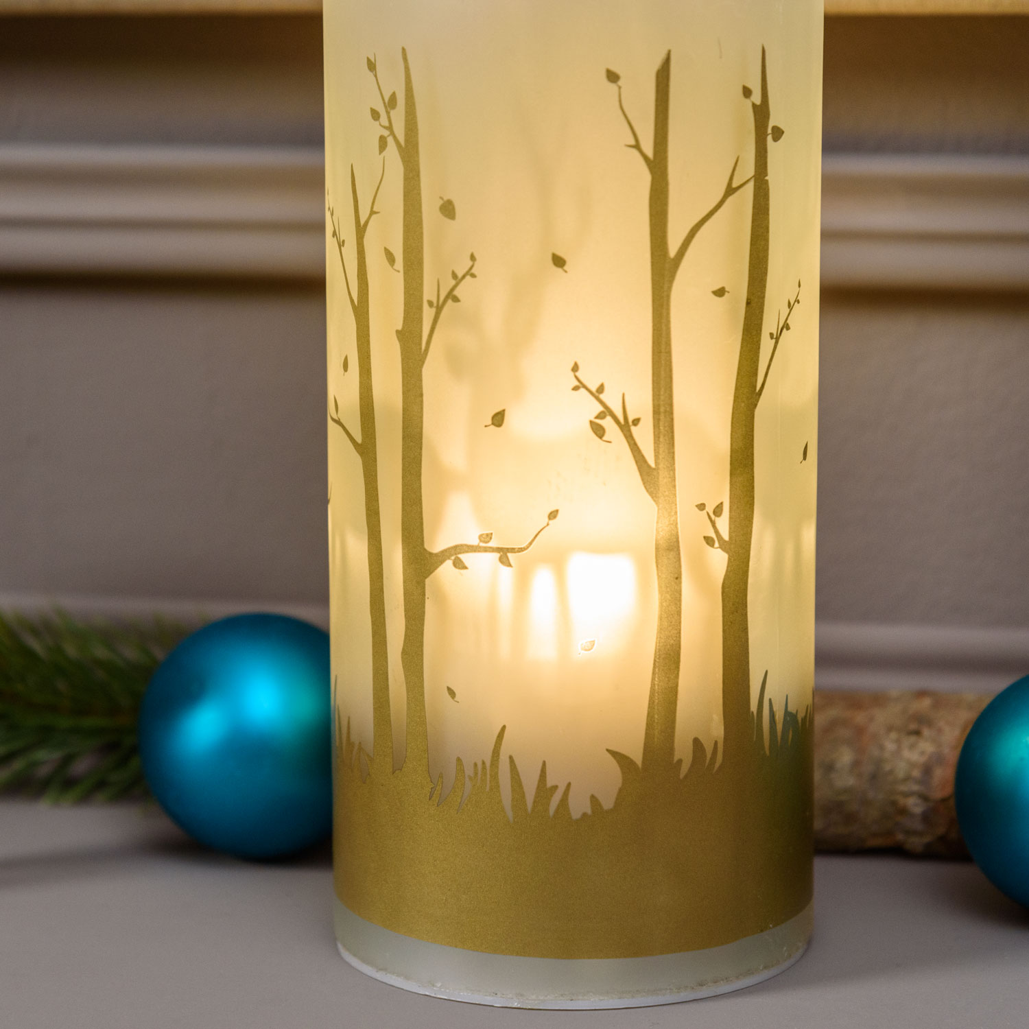 Bottiglia Magic con proiezione rotante renne, 34 cm, led bianco caldo 7 Bottiglia Magic con proiezione rotante renne, 34 cm, led bianco caldo 7