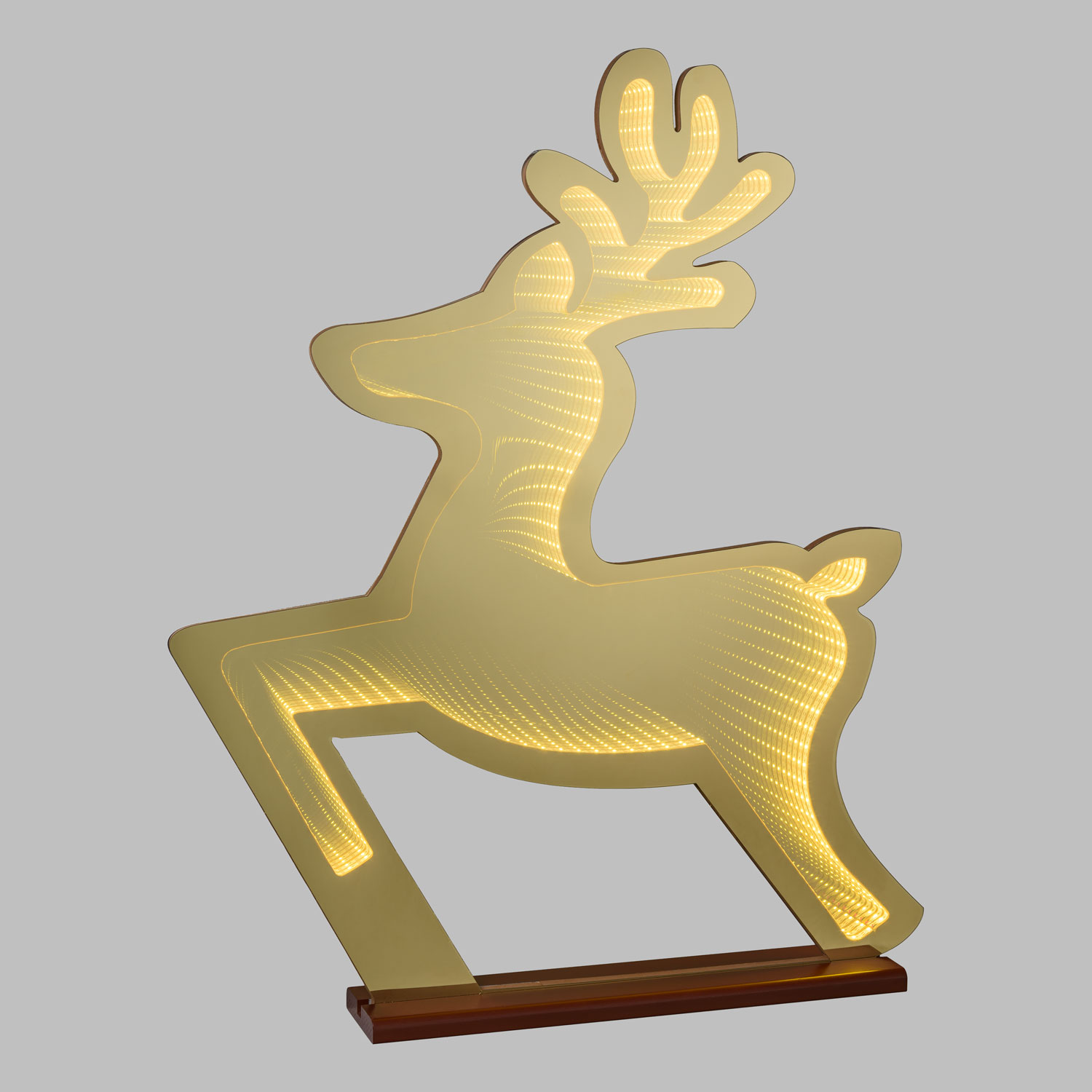 Reno luminoso efecto Infinity Mirror, h. 83 cm, led blanco extra cálido 2 Reno luminoso efecto Infinity Mirror, h. 83 cm, led blanco extra cálido 2