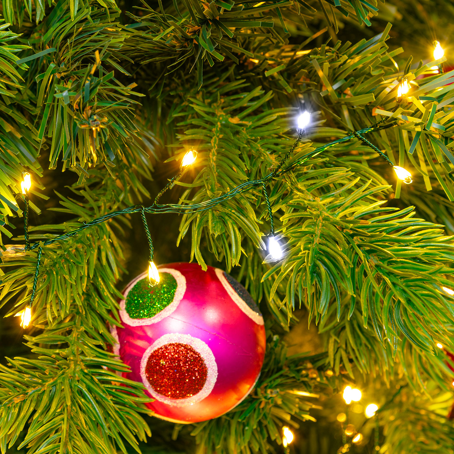 Catena Nastro di Luce 20 m, 1000 Micro led bianco caldo e freddo, cavo verde 2 Catena Nastro di Luce 20 m, 1000 Micro led bianco caldo e freddo, cavo verde 2