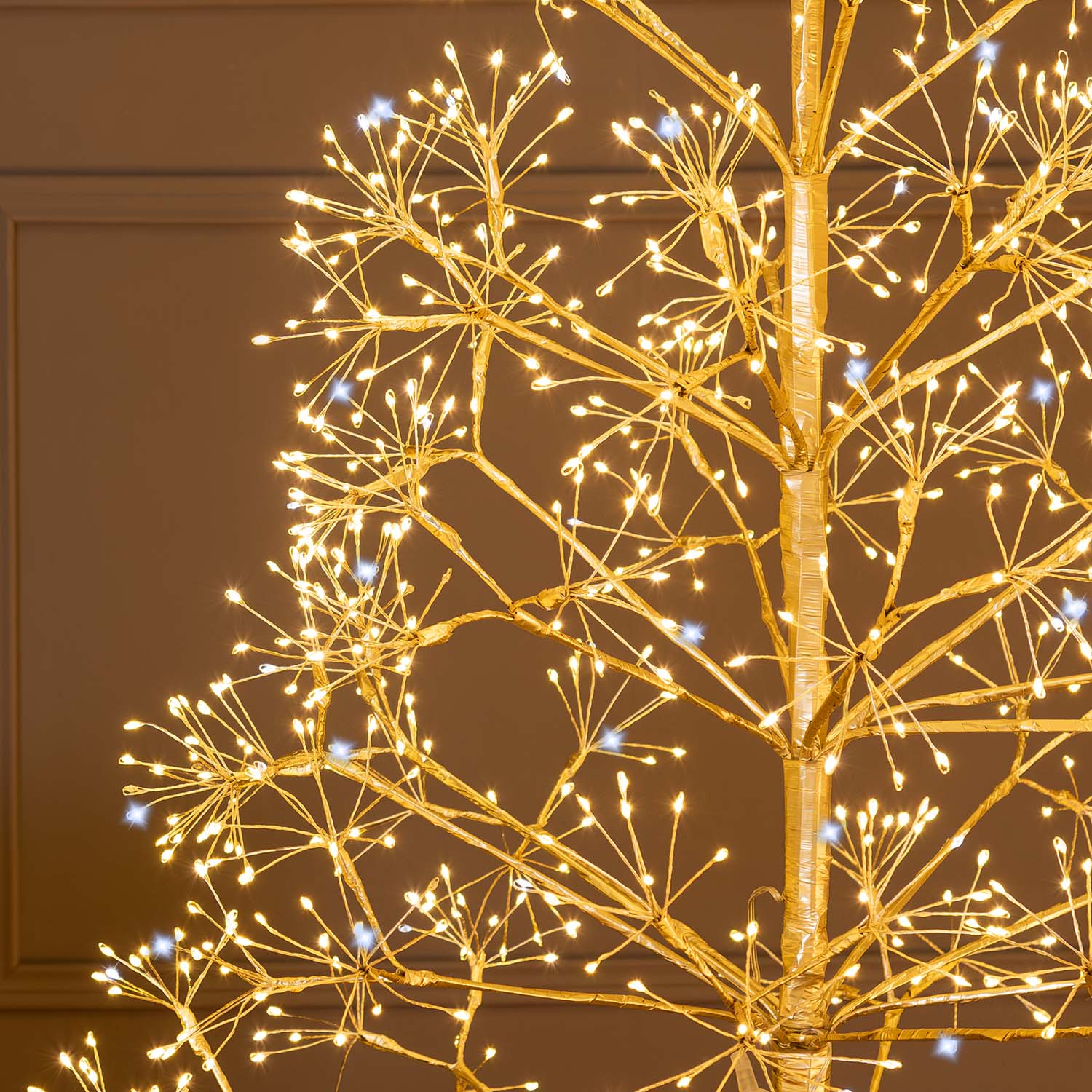 Arbre Champagne RICCO, h 1,5 m, 1500 microled blanc chaud et blanc froid, intérieur 3 Arbre Champagne RICCO, h 1,5 m, 1500 microled blanc chaud et blanc froid, intérieur 3