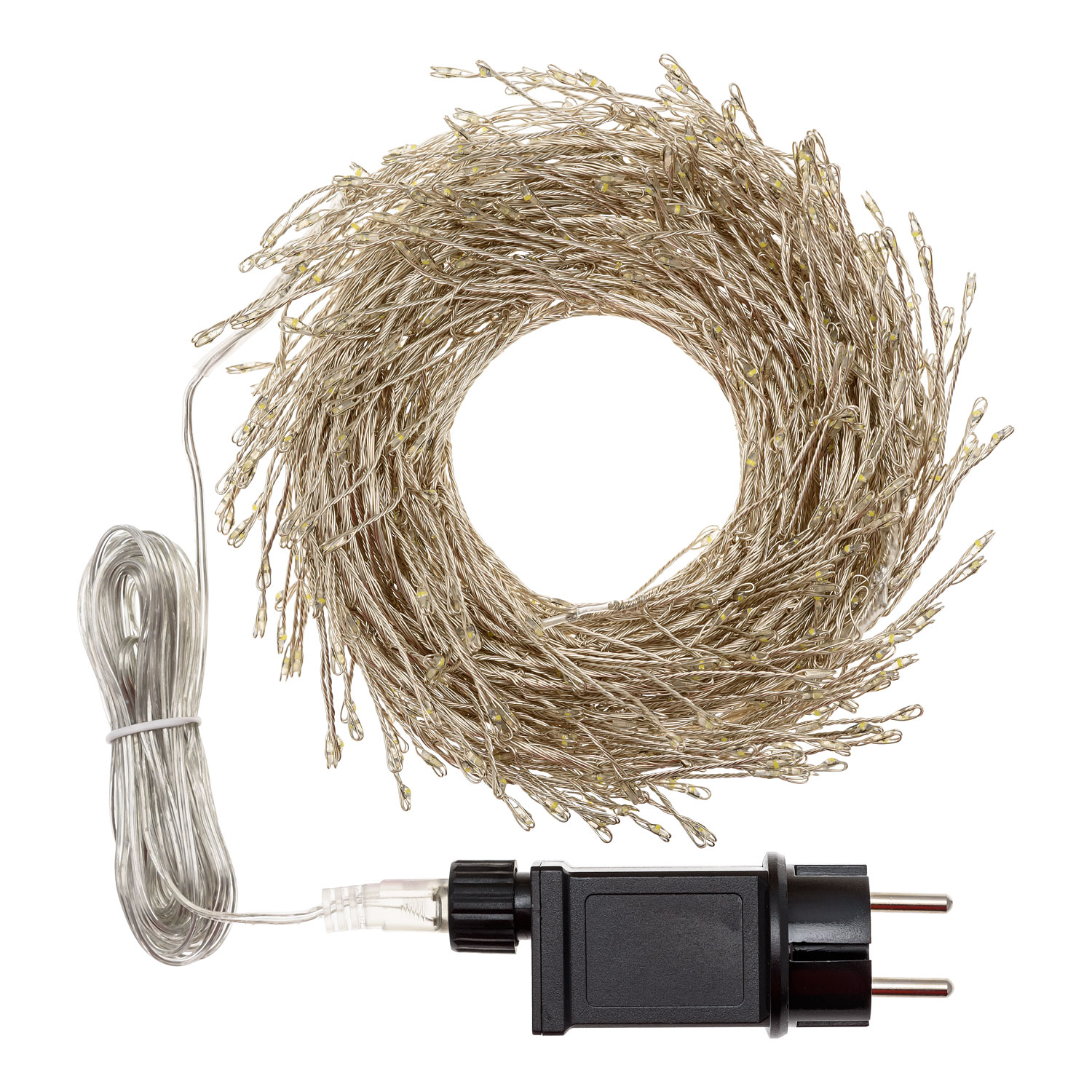 Festone di Luce argento 6 m, 720 microled bianco caldo 2 Festone di Luce argento 6 m, 720 microled bianco caldo 2
