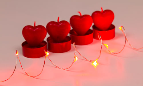 Valentinstag LED Deko