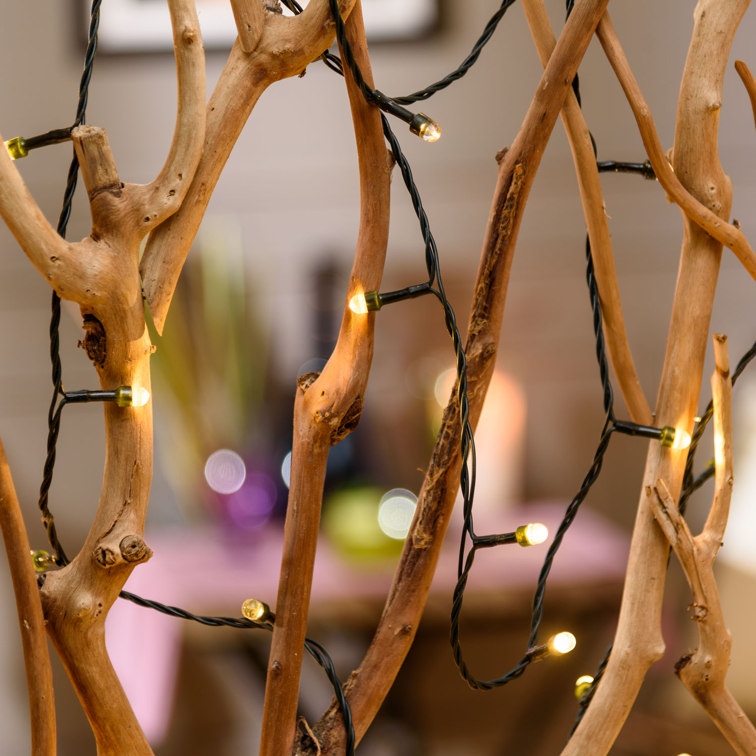 100m, 1000 Warm White Led Convex Ø 8 mm String Lights, Green Cable 10 100m, 1000 Warm White Led Convex Ø 8 mm String Lights, Green Cable 10