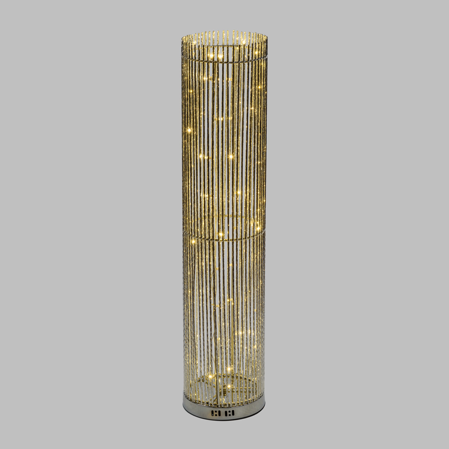 Colonne vase argenté h 100 cm, 60 led blanc chaud 7 Colonne vase argenté h 100 cm, 60 led blanc chaud 7