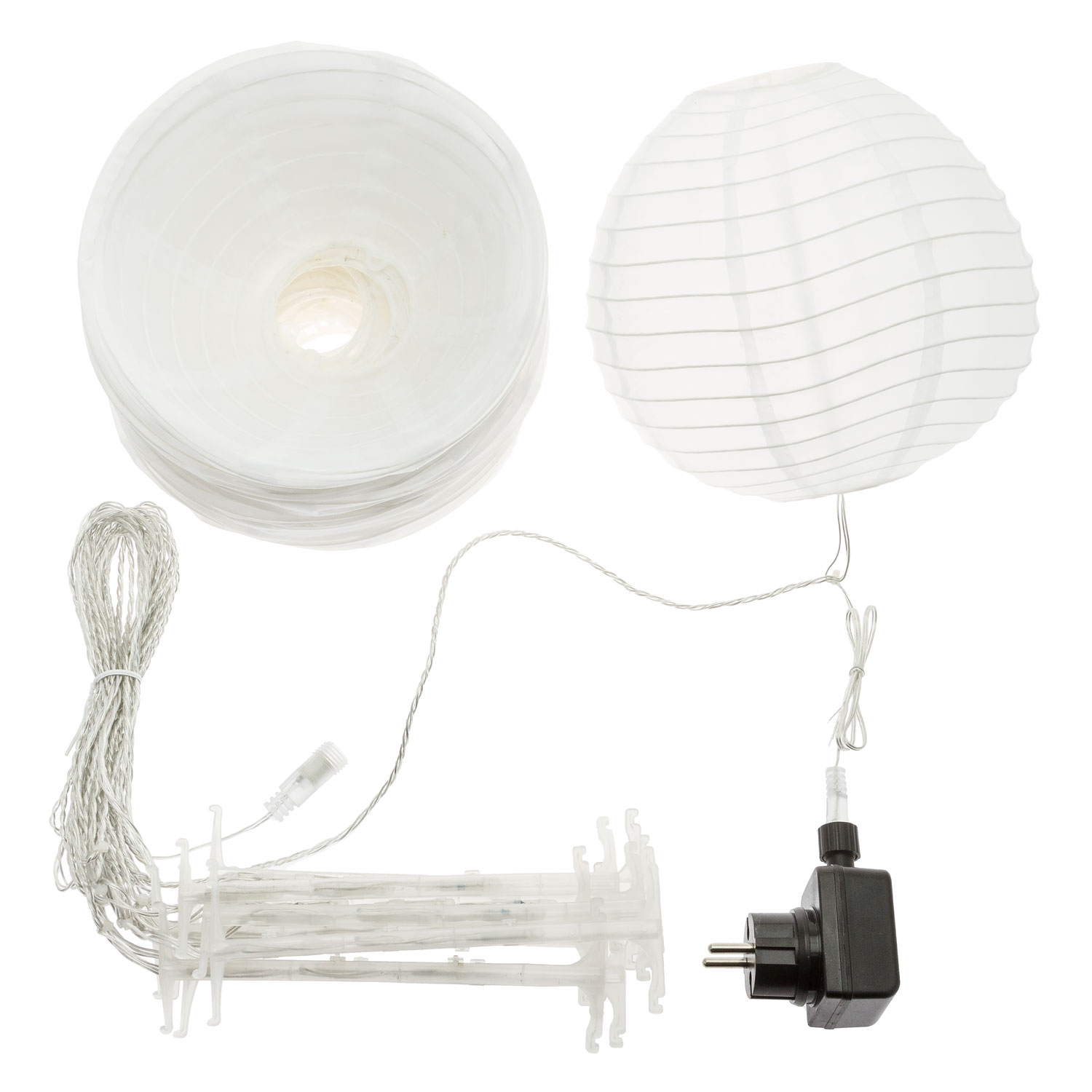 Catena di 10 lanterne, led bianco caldo 7 Catena di 10 lanterne, led bianco caldo 7