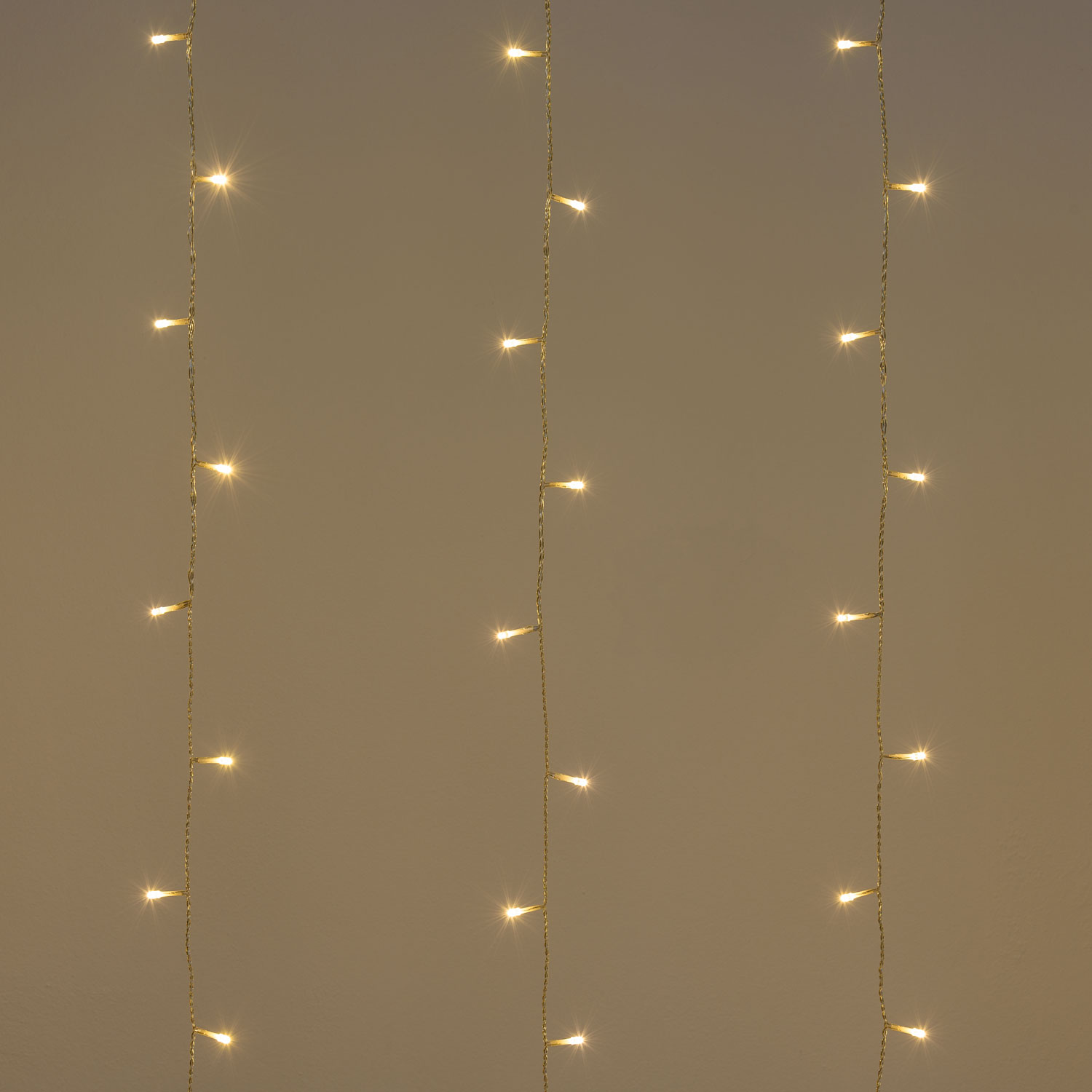Lichtervorhang 3 x h 1,52 m, 182 LEDs warmweiß 3 Lichtervorhang 3 x h 1,52 m, 182 LEDs warmweiß 3