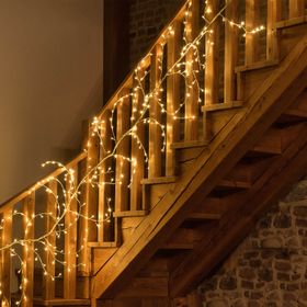 Ramo Champagne 3 m, 288 led bianco caldo, prolungabile
