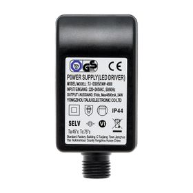 Transformateur pour lumières décoratives 4,5 Volt DC, Max 24 Watt