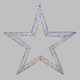 Étoile 3D Marron Ø 110 cm, 7000 Micro led RGB Couleurs Changeantes, intérieur