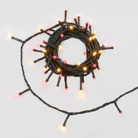 Catena Connect+ 8 m, 80 led multicolor Candy Cane, cavo verde, prolungabile