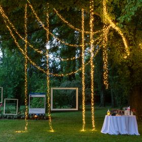 Catena Nastro di Luce 9,1 m, 432 led bianco caldo