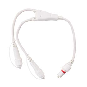 Multiconnettore Connect ProLine 3p con cavo di terra, 2 uscite, cavo in gomma bianco