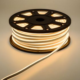 Tube led effet néon flex double face, 6000 led blanc chaud