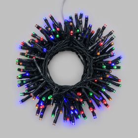 12m 300 Multi Coloured LEDs Battery String Lights