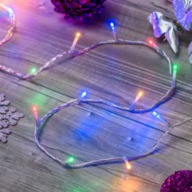 Lichterkette 53 m, 750 Mini LEDs multicolor